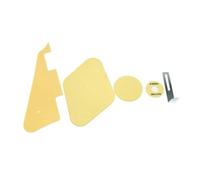 Coperture Per Piastra Posteriore Con Piastra Antigraffio Per Battipenna Per Chitarra Elettrica A 1 Strato Con Staffa(Yellow)