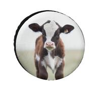 Coperture per pneumatici a forma di mucca, impermeabili, anti UV, 24 pollici, per asse singolo, per camper, camion, SUV, rimorchio, universale, per tutte le stagioni