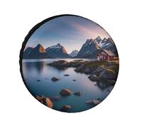 Coperture per pneumatici delle Isole Norvegie, impermeabili, anti UV, 30 pollici, per asse singolo, per camper, camion, SUV, rimorchio, universale, per tutte le stagioni