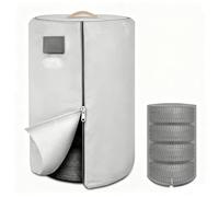 Coperture per pneumatici di grandi dimensioni per magazzini maniglie riflettenti cerniera protezione impermeabile dalla polvere può contenere 4 pneumatici,Grigio,65 × 90cm