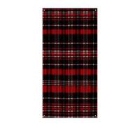 Coperture per porta d'ingresso a quadri rosso e nero banner per porta di benvenuto grande sfondo divertente decorazioni per appendere interni ed esterni e buoni regali di primavera per gli amici