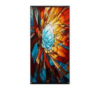 Coperture per porta d'ingresso arancioni e bianche banner di benvenuto grande divertente sfondo banner decorazioni per appendere interni ed esterni e buoni regali di primavera per gli amici