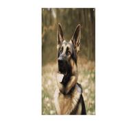 Coperture per porta d'ingresso con animali pastore tedesco banner grande divertente sfondo banner decorazioni per appendere interni ed esterni e buoni regali di primavera per gli amici