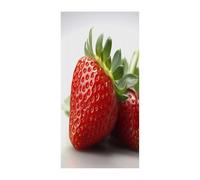 Coperture per porta d'ingresso con fragole di frutta banner per porta di benvenuto grande divertente sfondo banner decorazioni per appendere interni ed esterni e buoni regali di primavera per gli