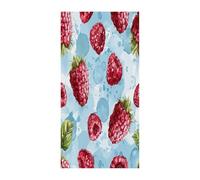 Coperture per porta d'ingresso con motivo azzurro banner per porta di benvenuto grande sfondo divertente decorazioni per appendere interni ed esterni e buoni regali di primavera per gli amici