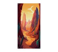 Coperture per porta d'ingresso del deserto banner di benvenuto grande divertente sfondo banner decorazioni per appendere interni ed esterni e buoni regali di primavera per gli amici