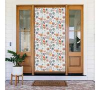 Coperture per porte di Natale per porta d'ingresso, divertenti cerchi colorati con stampa autunno inverno, striscione da appendere per esterni, interni, portico, vigilia, decorazioni da parete