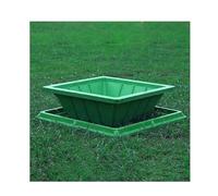 Coperture per pozzi settici, Telaio for coperchio di tombino in resina invisibile, fossa settica, paesaggio fognario esterno, diverse dimensioni(100 * 100CM/39.4 * 39.4IN)