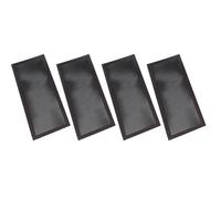 Coperture per prese d'aria da pavimento, 10 x 25 cm, per uso domestico, griglia in plastica spessa 1,5 mm con design a rete fine per bloccare detriti e insetti, facile da installare con striscia