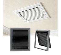 Coperture Per Prese D'aria, Griglia Di Ventilazione Quadrata In Alluminio Per Parete O Soffitto, Registro Moderno Con Persiana Per Casa O Ufficio Gray, W14×L48 in