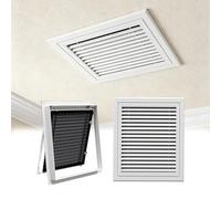 Coperture Per Prese D'aria, Griglia Di Ventilazione Quadrata In Alluminio Per Parete O Soffitto, Registro Moderno Con Persiana Per Casa O Ufficio White, W16×L30 in