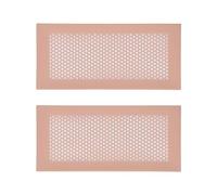 Coperture per prese d'aria sicure, per ventilare la protezione, semplice da installare, a prova di bambino, piccole stomate, 2 pezzi, per bagno (marrone)