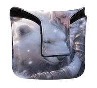 Coperture per putter da golf con chiusura magnetica per mazze e mazze quadrate impermeabili in pelle PU gioco anime inverno sala giochi orso