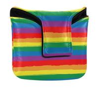 Coperture per putter da golf con chiusura magnetica, per mazze e mazze quadrate in pelle PU impermeabile arcobaleno Pride Flag LGBT Pride Day Month Parade LGBTQ Community