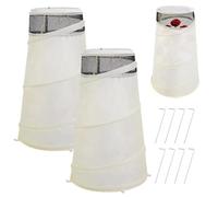 Coperture per Roseti Invernali,2 pezzi Rosa Pop-up per Protezione Invernale 50.8 x 33 x 22.9 cm,Coperture per cespugli di Rose per l'inverno,per la Protezione dal Gelo,Gelo e Animali Che mangiano