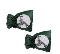 Coperture per rubinetti esterni per l'inverno, Copri rubinetto da esterno multicolore, confezione 2(Green)