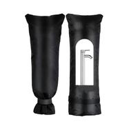 Coperture per rubinetti esterni per l'inverno - Isolamento invernale for copertura rubinetto esterno nero, dimensioni multiple(M)