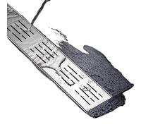 Coperture per scarichi Canale di scolo in acciaio, Kit di scarico a canale in acciaio inossidabile con griglia di copertura for interni ed esterni, argento, diverse dimensioni(15x4cm/6x1.6in)