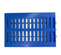 Coperture per Scarichi Esterni, Coperture per Scarichi Ad Incastro per Impedire L'ingresso di Foglie, Copertura per Scarichi per Terrazze, Prati E Giardini(Blu,30x30x2.5cm(LxWxH))