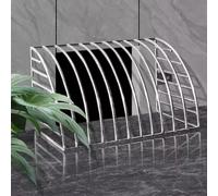 Coperture per Scarichi Esterni, Protezioni per Grondaie in Acciaio Inossidabile 304, Mantengono I Tubi di Scarico delle Grondaie Liberi da Ostruzioni Causate dalle Foglie(M)