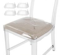 Coperture per sedie da pranzo - Protezioni per sedili chiari in PVC, sedie resistenti alle macchie scratch | Coperchi di sedies cucina in PVC per la protezione dei mobili in sala da pranzo e una fac