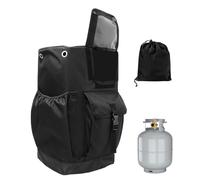 Coperture per serbatoio di propano - Copertura completa impermeabile per bombola del gas 9,1 kg con tasche per campeggio, cortile, giardino, patio, barbecue, grigliate, feste, resistente, impermeabile