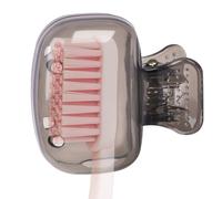 Coperture per spazzolino da denti Viaggio - Protezione da viaggio, coppia di protezione per le setole per la coppia di guardie del corpo | Comodo kit per spazzolino sanitario, organ, Grigio, Consulte