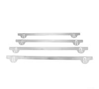 Coperture per stufe robuste strisce in acciaio inox per riempire gli spazi vuoti e prevenire disordine, 1 paio (B)