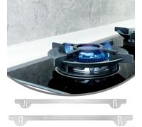Coperture per stufe robuste strisce in acciaio inox per riempire gli spazi vuoti e prevenire disordine, 1 paio (A)