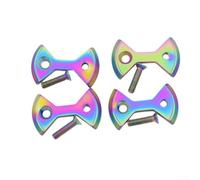 Coperture per tacchetti per bici da strada per Speedplay per azione zero leggera in lega di metallo scudi pedane per scarpe da ciclismo 3,9 x 2,6 cm