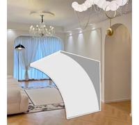 Coperture per Telaio Della Porta del Soggiorno, Finiture per Arco, Kit per Arco Fai da Te in Schiuma, 2 Pezzi, Modanatura per Arco Preformata(24x24x24cm/9.4x9.4x9.4")