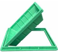 Coperture per tombini Invisibili in Resina - Coperture Rotonde e quadrate in Materiale Composito Resistente, Disponibili in Diverse Misure (Quadrato 80x80 cm/31,5x31,5 Pollici) per un'integr