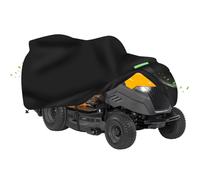 Coperture per Trattorino, Copertura Protettiva per Tosaerba, Copertura in tessuto Oxford 600D per trattorini da giardino, impermeabile e resistente ai raggi UV (Black,203*127*137CM)