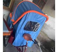 Coperture per triciclo impermeabili da esterno, coperture per bici da esterni, impermeabili, pieghevoli, accessori adatti per vari tipi di bici a 3 ruote (blu, 70 cm)