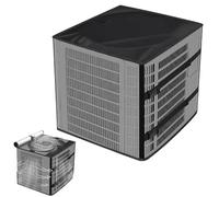 Coperture per unità AC esterne, protezione protettiva in rete | Coperture per condizionatori d'aria 2 in 1 per unità - Per tutte le stagioni Estate Inverno Pompa di calore