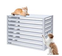 Coperture per unità CA in alluminio per esterni, pannelli per la privacy per condizionatori d'aria e bidoni della spazzatura, protegge gli animali domestici e previene le foglie, design antifurto