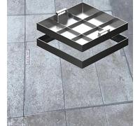 Coperture personalizzabili per fosse con manici nascostiCoperchio e base per fosse settiche Coperture universali per sentieri, scuole e giardiniSoluzioni durevoli e versatili