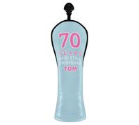 Coperture personalizzate per mazze da golf con nome dell'età per uomo donna | Coperture personalizzate del club di golf, cuoio dell'unità di elaborazione, resistente all'acqua, per l'ibrido di legno del