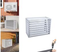 Coperture protettive AC per unità esterne, copertura per pompa di calore resistente alle intemperie con griglia inclinata a 45° per dissipazione del calore dell'aria condizionata, adatta per unità da