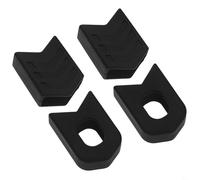 Coperture protettive in silicone per pedivelle per biciclette, adatte alla maggior parte delle guarniture per bici da strada e mountain bike con presa sicura (nero)