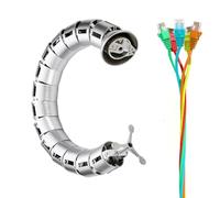 Coperture protettive per cavi elettrici, serpente per la gestione dei cavi da ufficio, percorso cavi staccabile multiuso, strumento di gestione dei cavi, percorso per cavi artistico per cavo p