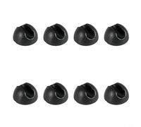 Coperture protettive per forcine per gambe dei mobili, 8 pezzi, per aiutare a prevenire graffi sul pavimento e mantenere una posizione stabile sul pavimento (nero)