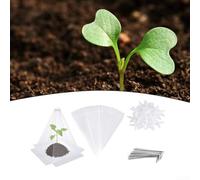 Coperture protettive per piante realizzate in PVC per resistenza al gelo e prevenzione dei parassiti, disponibili in confezioni da 20 o 40 (40 pezzi)