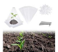 Coperture protettive per piante realizzate in PVC per resistenza al gelo e prevenzione dei parassiti, disponibili in confezioni da 20 o 40 (20 pezzi)