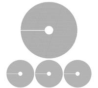 Coperture protettive per vasi di piante, protezioni in rete per tenere i gatti fuori dal terreno, schermo per piante bonsai tagliabili, per uso interno ed esterno, uso in giardino, barriera