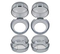 Coperture Protezione Manopole Fornello 4 Pezzi Plastico Cucina | Ragazzo Ragazza e Bebè, Blocco Sicurezza per Forno e Comandi, Kit da 4 per Piano Cottura