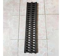 Coperture resistenti per scarichi da esterno, 1 pezzo e 10 filtri lineari in polimero resistente per cortile, giardino e patio, gestione efficiente dell'acqua e blocco dei detriti