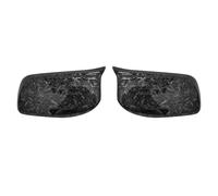 Coperture Retrovisori Auto Per E60 E61 2003-2008 | Set 2 Coperture Nere Lucide Per Specchietti Laterali Posteriori Auto. Mirror Copri Calotta