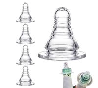Coperture riutilizzabili per bottiglie di bevande,Copertura in silicone per bottiglie di vino | Custodia per biberon in silicone a forma di ciuccio - Tappi per vino in silicone, coperchi per biberon