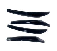 Coperture Ruota Accessori Decorativi Per Paraspruzzi Universali Con Per Auto, Modello In Fibra Di Carbonio, 4 Pezzi Sopracciglia Auto Parafango(Nero)